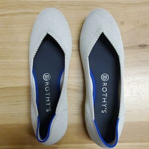 Rothy's flax The Flat shoes
